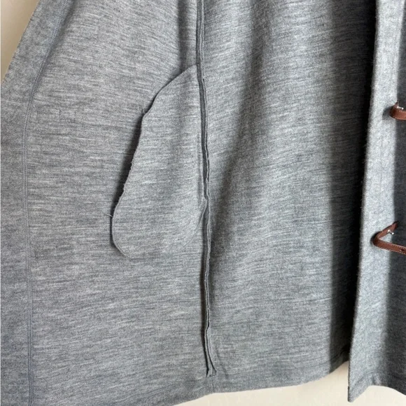 Kenar Longline Wool Coat Equestrian Faux Leather Toggle Closure Medium - Picture 7 of 9